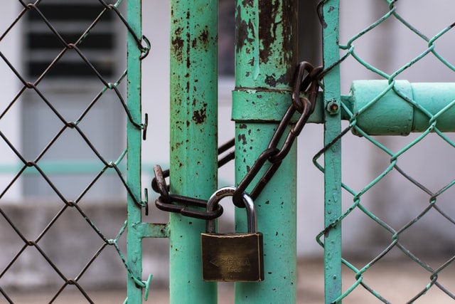 Meta Security Fencing Locked